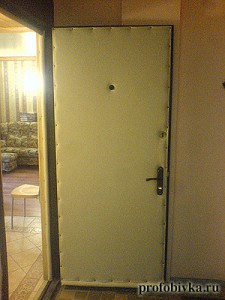 фото обитых дверей