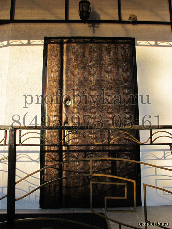 Обивка дверей панелями МДФ с примерами работ в Краснодаре